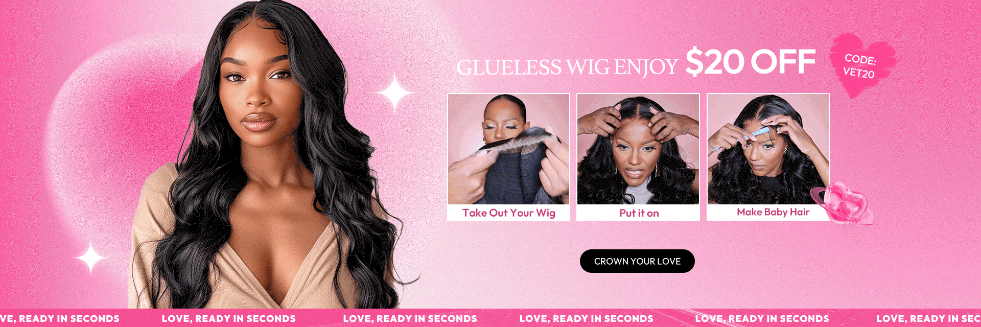 West kiss hair store offers 100% human hair lace wigs on sale