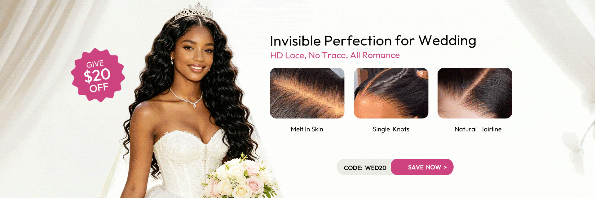 West kiss hair store offers 100% human hair lace wigs on sale