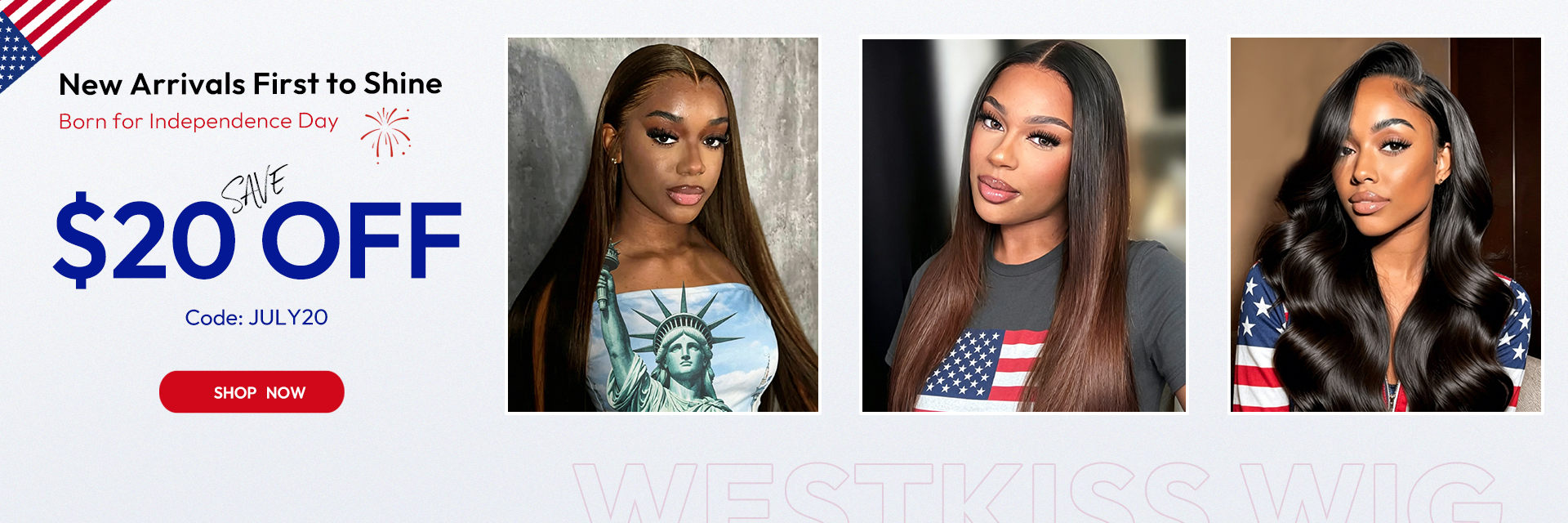 West kiss hair store offers 100% human hair lace wigs on sale