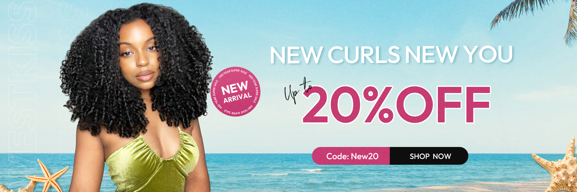 West kiss hair store offers 100% human hair lace wigs on sale