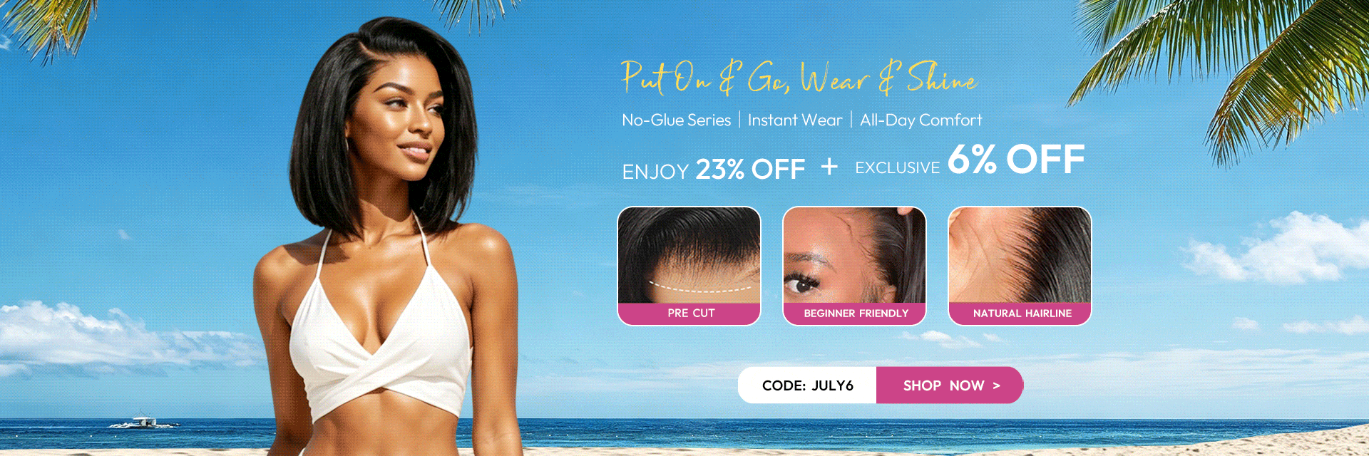 West kiss hair store offers 100% human hair lace wigs on sale