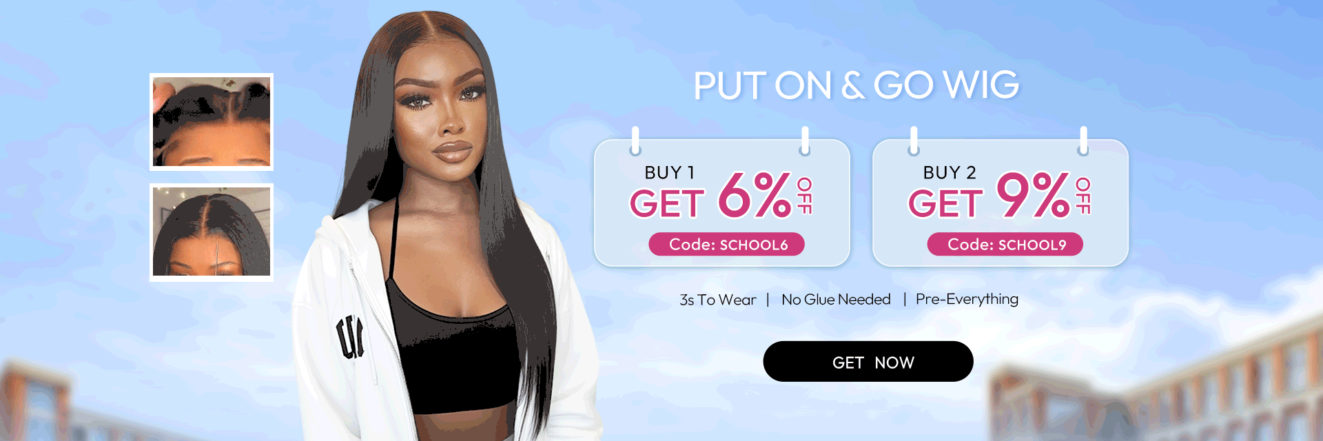 West kiss hair store offers 100% human hair lace wigs on sale