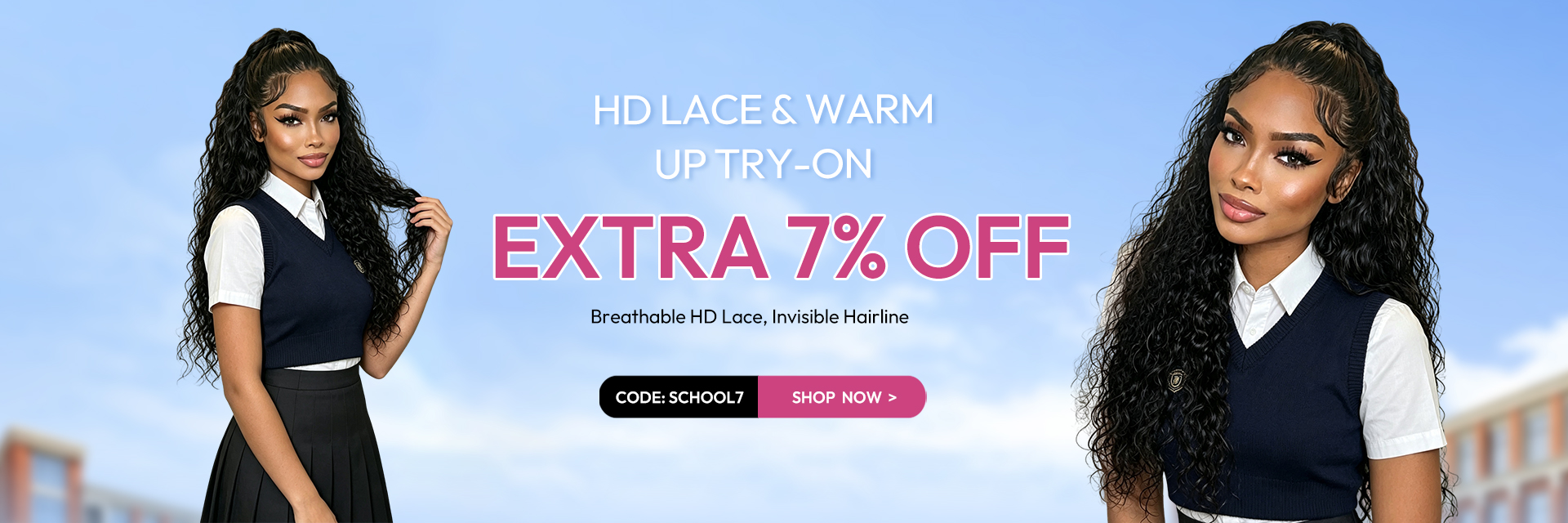 West kiss hair store offers 100% human hair lace wigs on sale