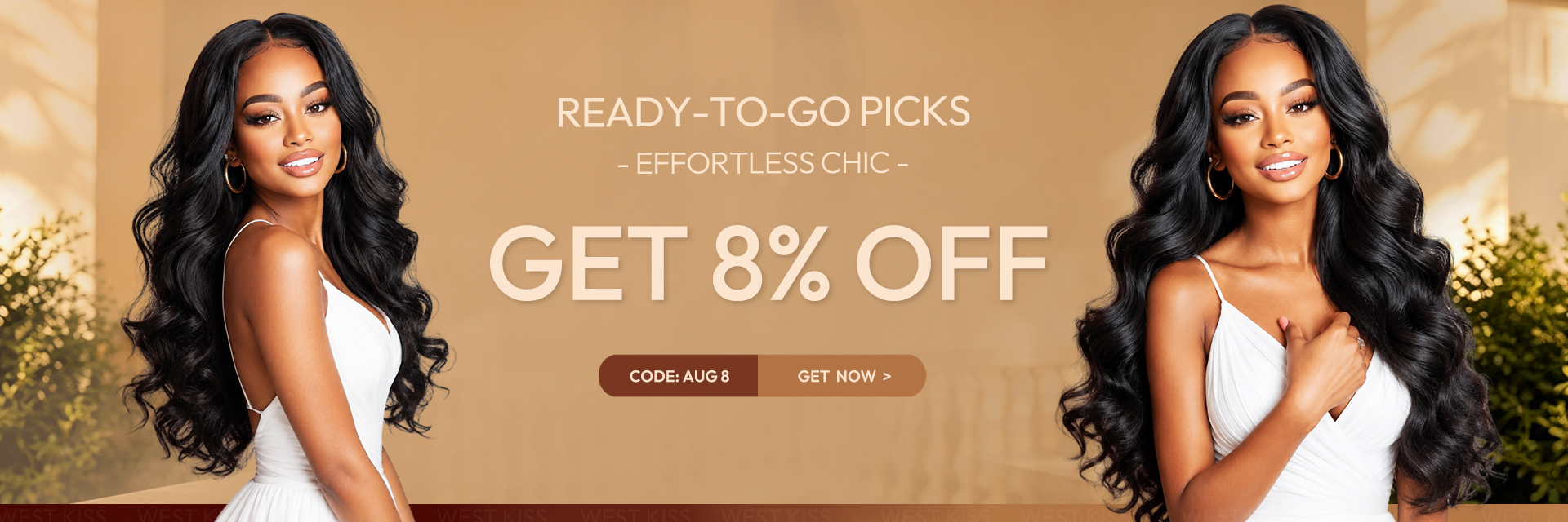 West kiss hair store offers 100% human hair lace wigs on sale