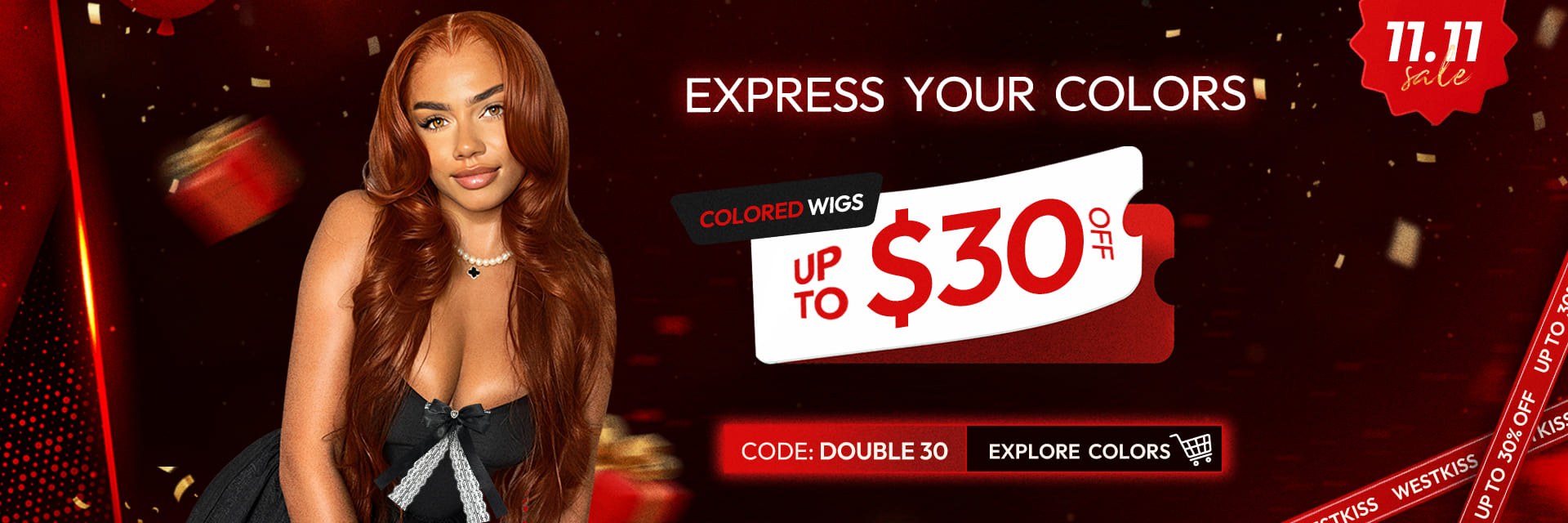 West kiss hair store offers 100% human hair lace wigs on sale