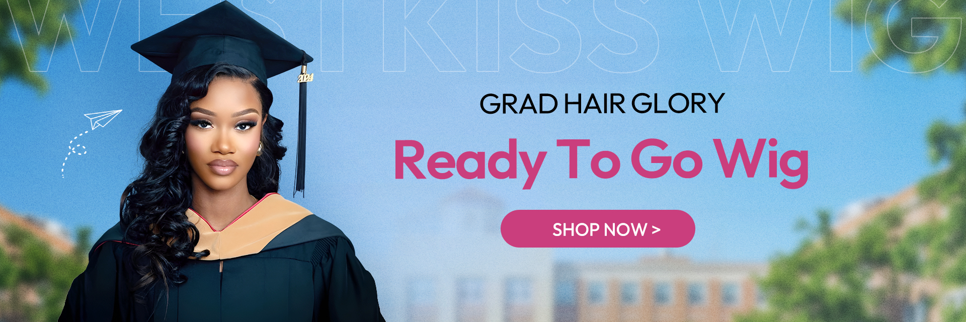 West kiss hair store offers 100% human hair lace wigs on sale