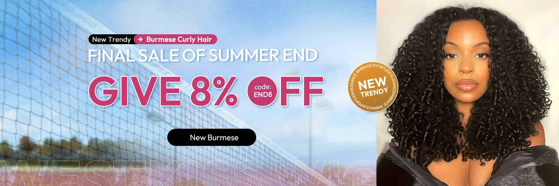 West kiss hair store offers 100% glueless lace wigs on sale