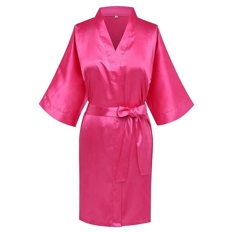 West Kiss Pink Silk Robe Intimate Lingerie Sleepwear Pc West Kiss Hair