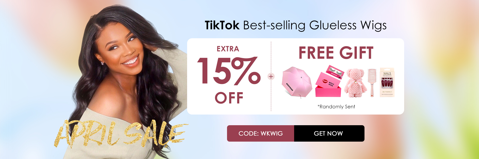 West kiss hair store offers TikTok same trendy lace wigs with the same price.