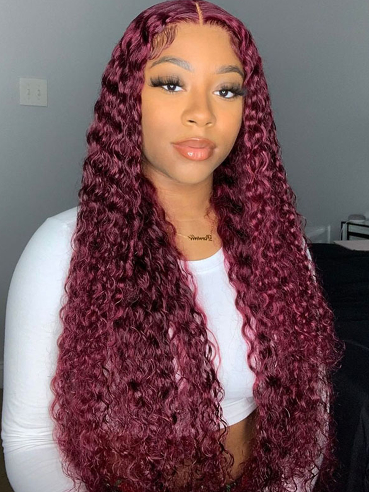 Burgundy Curly Wigs Burgundy Curly Wigs
