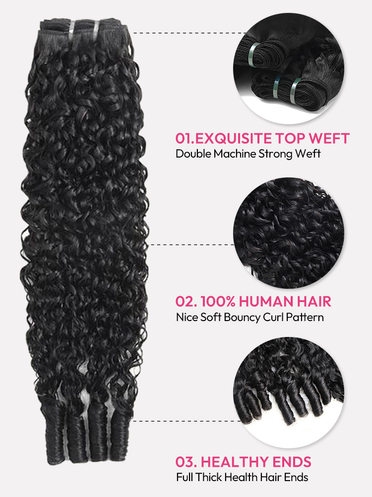 Full&Thick Burmese Curly Bundle