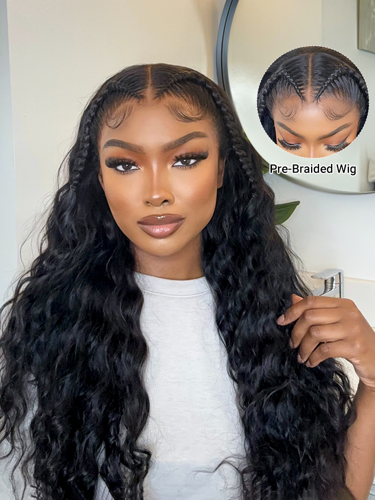 Loose Deep Braided Lace Front Wig Loose Deep Braided Lace Front Wig
