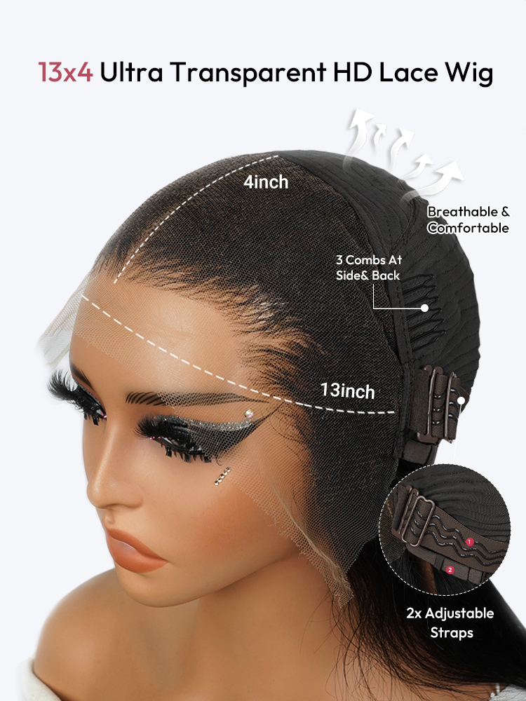 13x4 Ultra Transparent HD Lace Wig 13x4 Ultra Transparent HD Lace Wig
