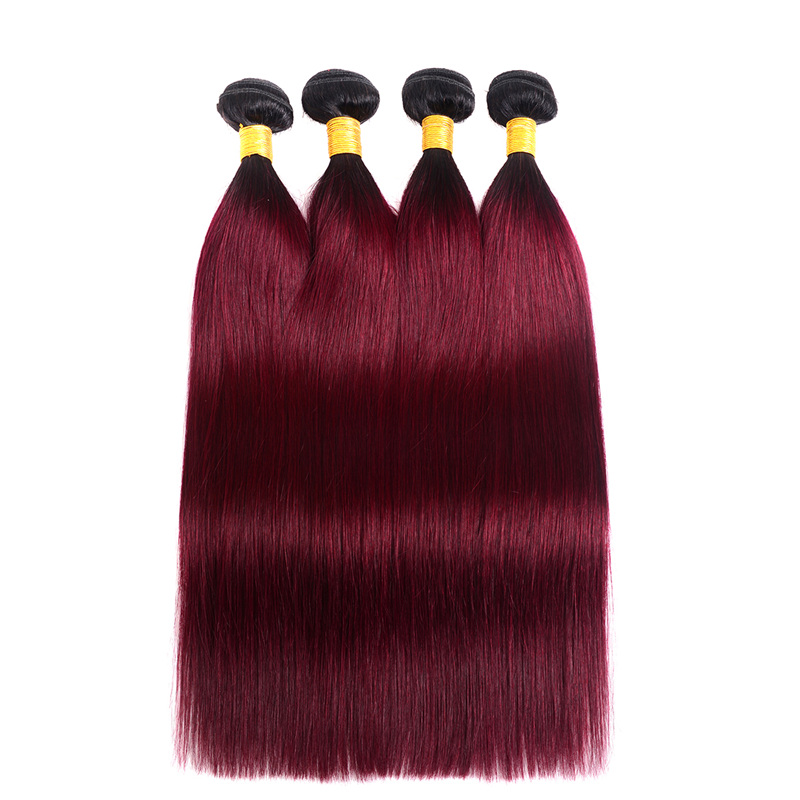 1B/99J Straight Human Virgin Hair 1B/99J Straight Human Virgin Hair
