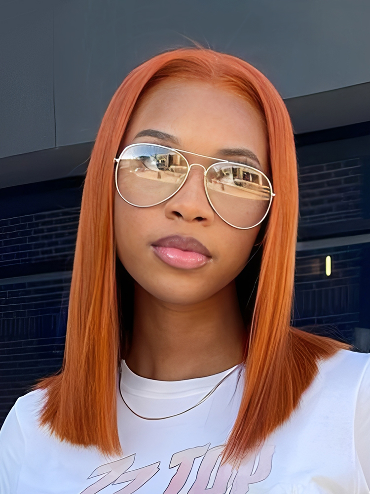 Copper Bob Wig