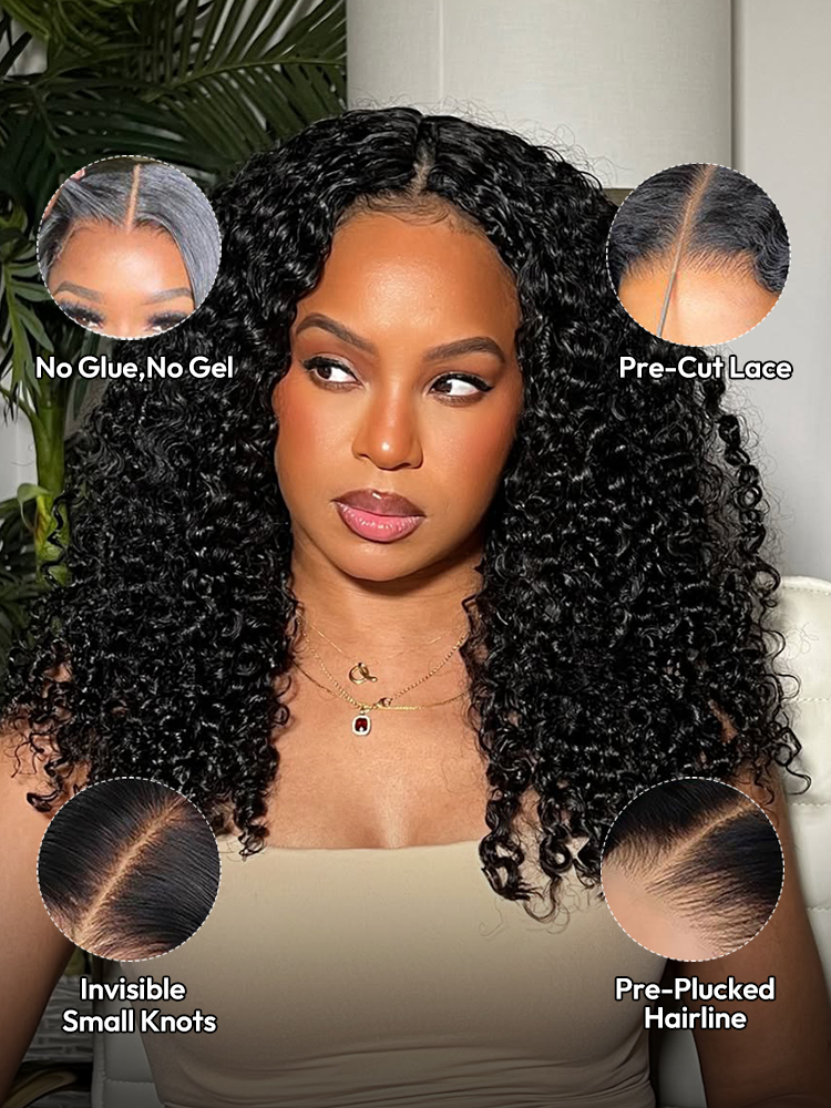Curly Glueless Wig