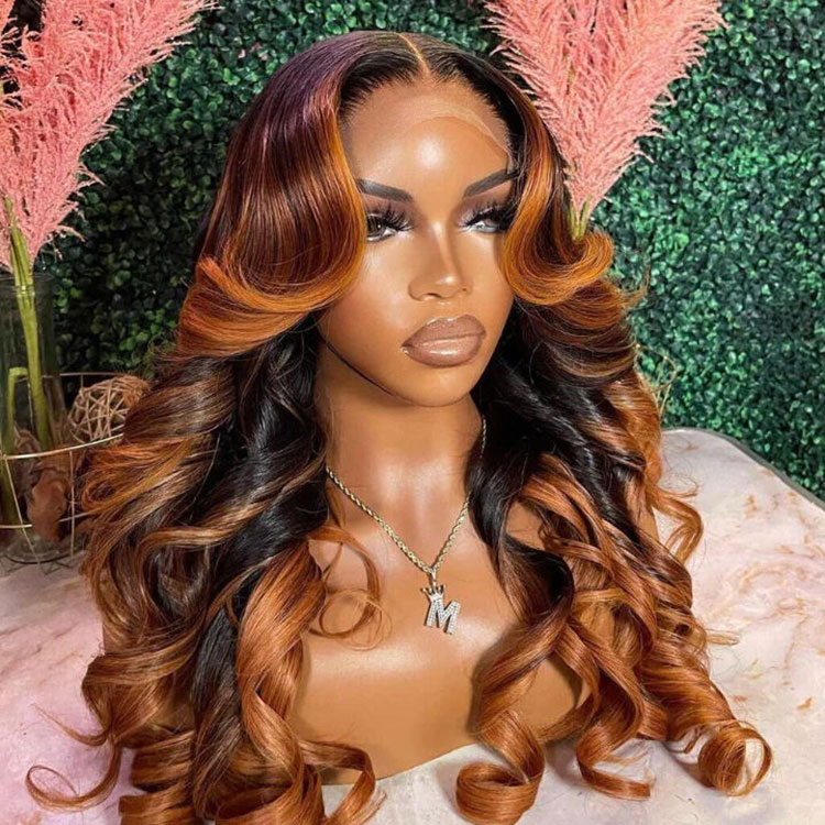 ombre colored wigs