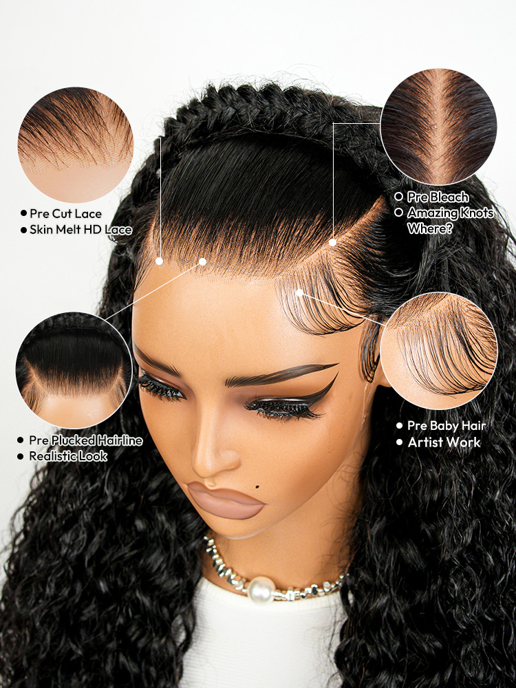 Water Wave Braided Wig Water Wave Braided Wig