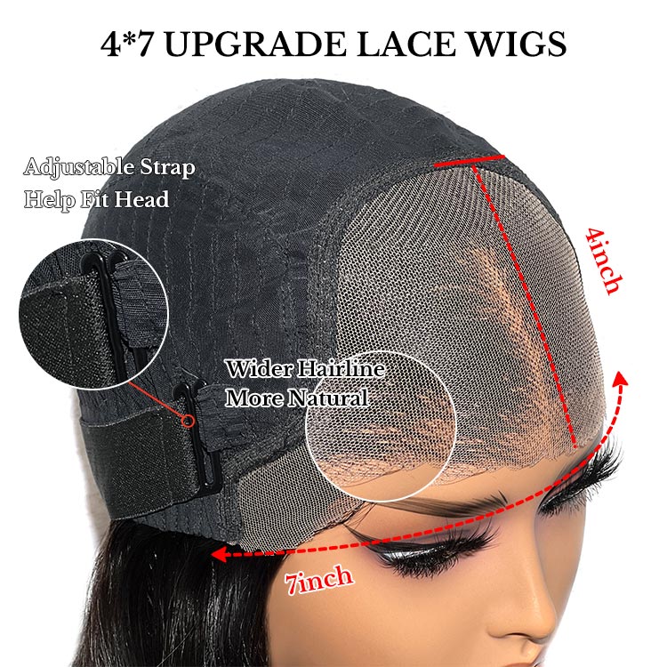 4*7 lace closure wig 4*7 lace closure wig