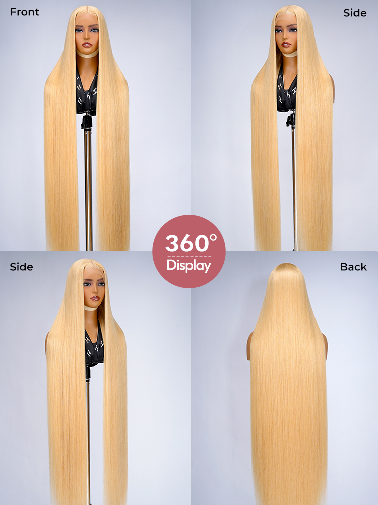 360° Display #27 Straight Long Wig