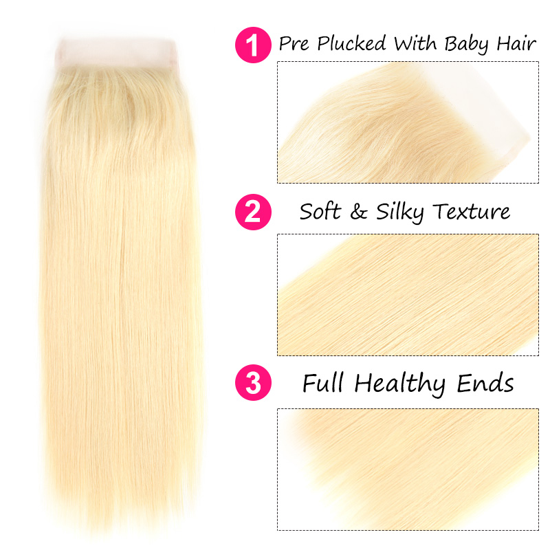 613 Hair 5*5 Lace Closure 613 Hair 5*5 Lace Closure