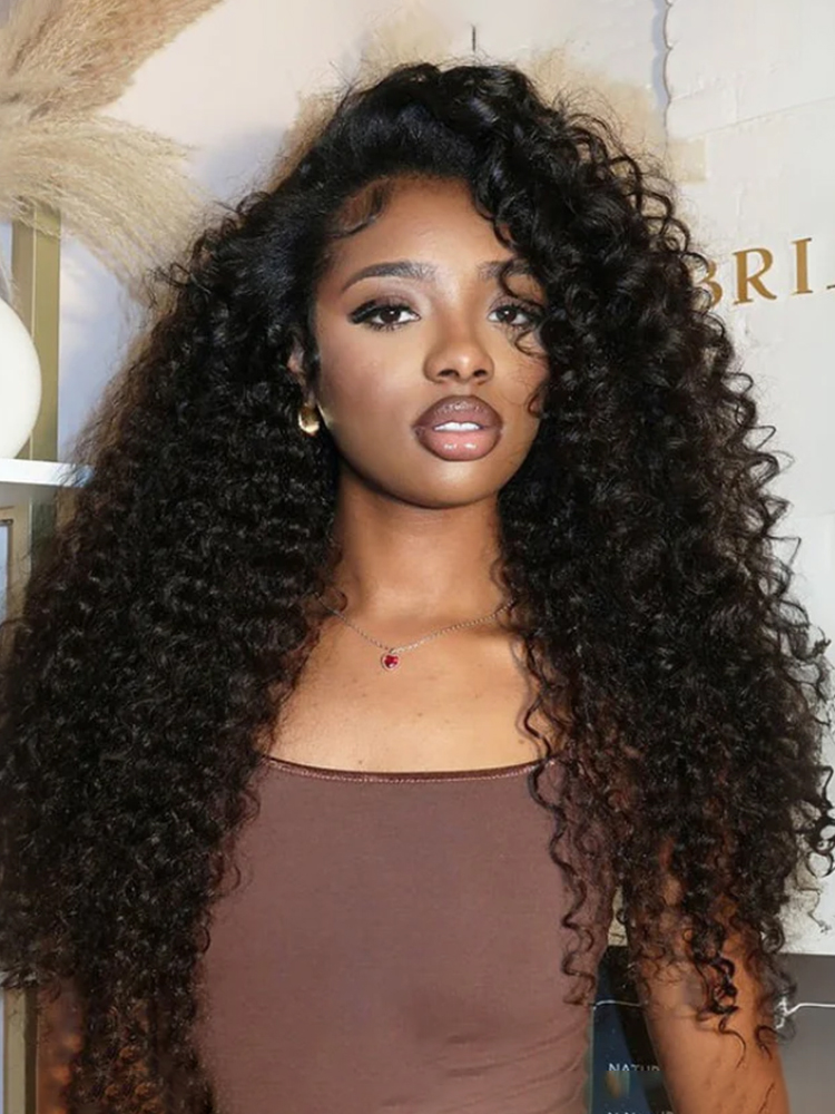 Water Wave Half Wig With Flexible Drawstring