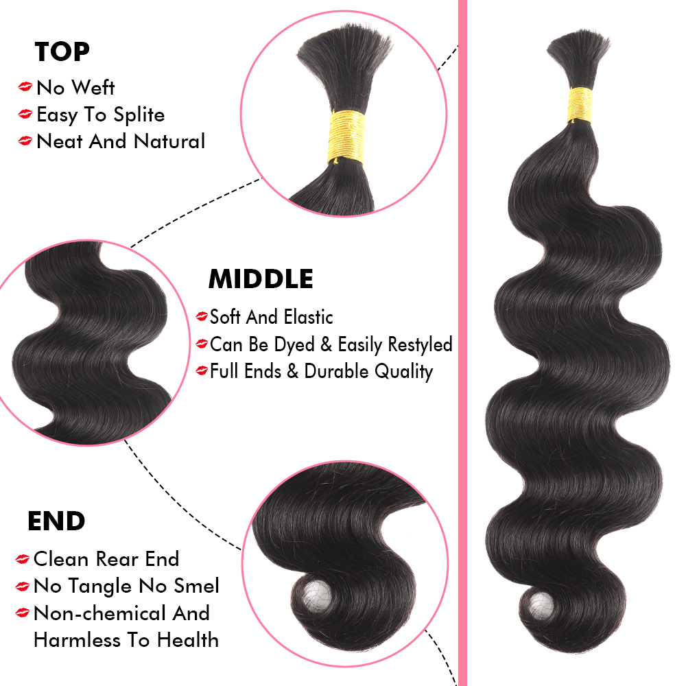 Body Wave Human Hair Bulk Body Wave Human Hair Bulk