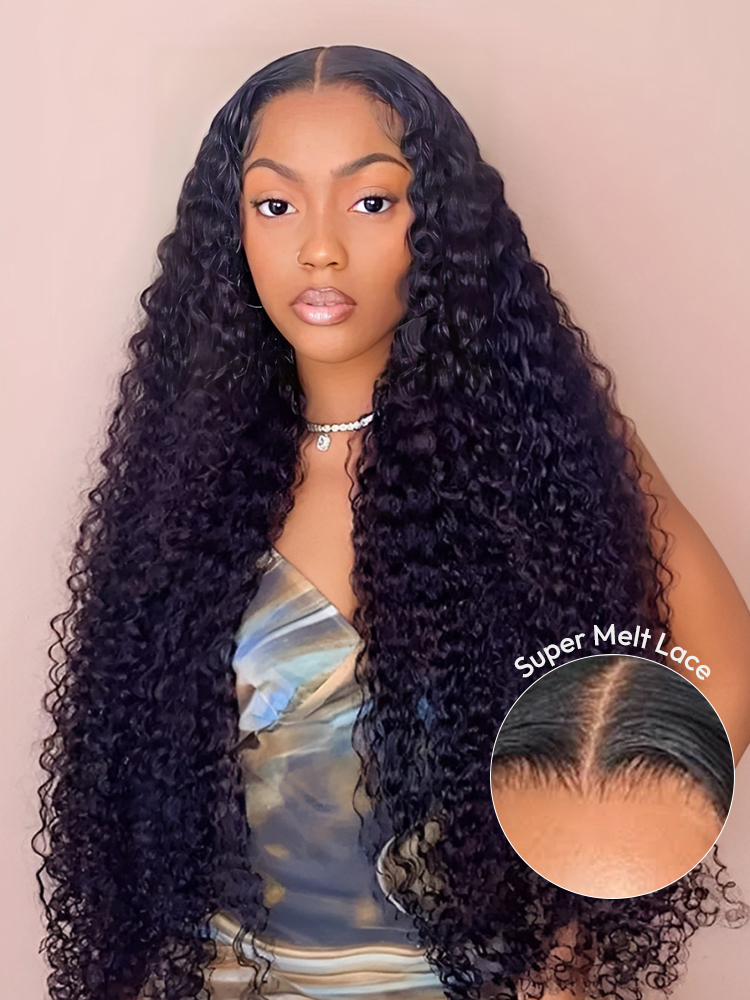 Long Curly Wig With Baby Hair