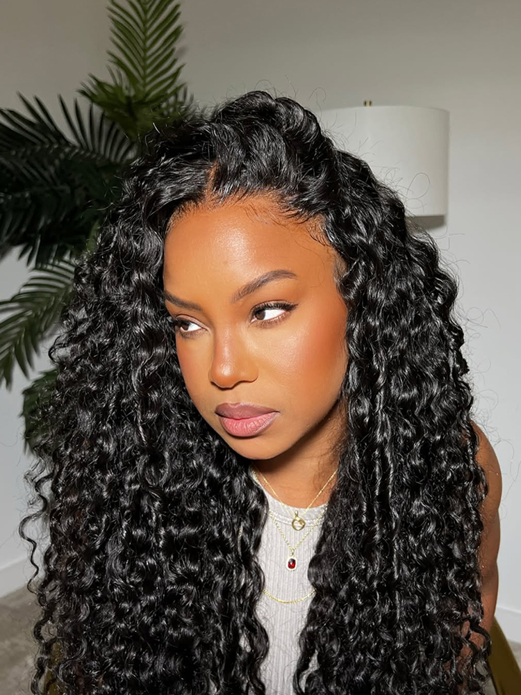 100% Glueless Wig With Burmese Curly 100% Glueless Wig With Burmese Curly