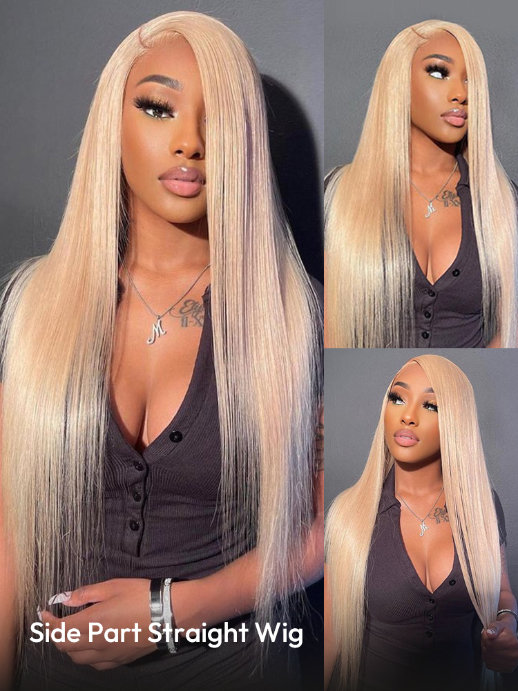 Blonde Straight Side Part Wig Blonde Straight Side Part Wig