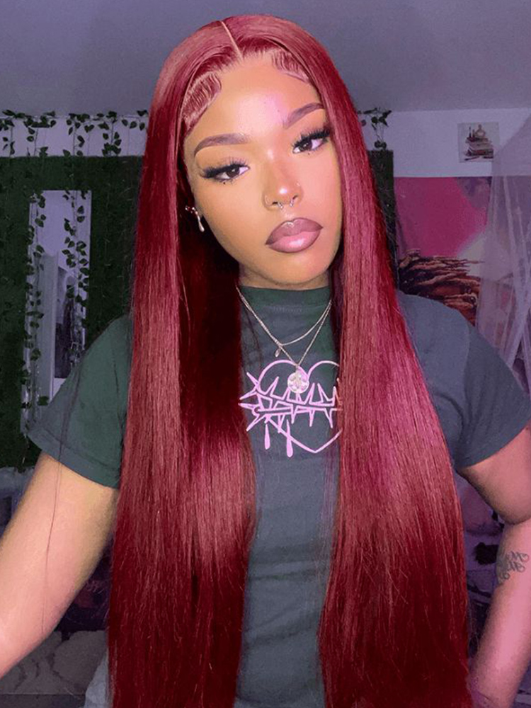 Cherry Cola Red Human Hair Cherry Cola Red Human Hair