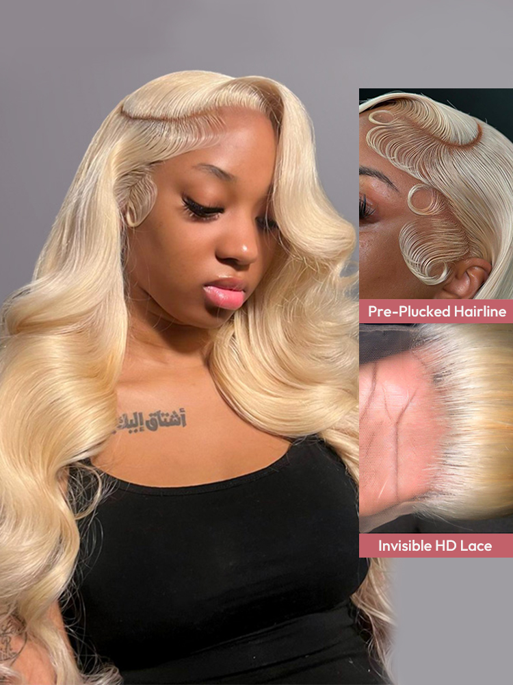 Blonde Straight Pre-Plucked Hairline Blonde Straight Pre-Plucked Hairline