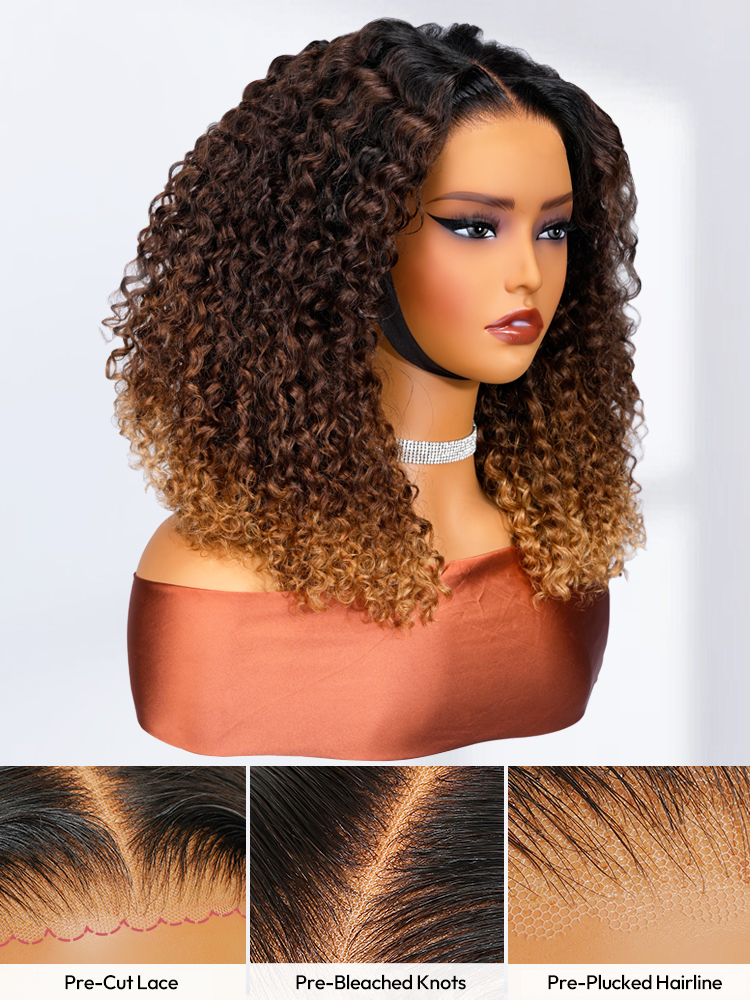 Ombre Brown And Honey Blonde Wig Ombre Brown And Honey Blonde Wig