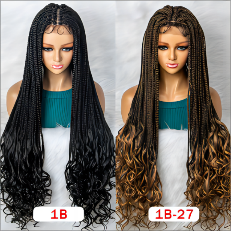 Synthetic Colored Braided Wig Synthetic Colored Braided Wig