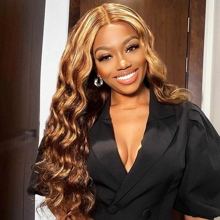 Brown Highlight Wigs Brown Highlight Wigs