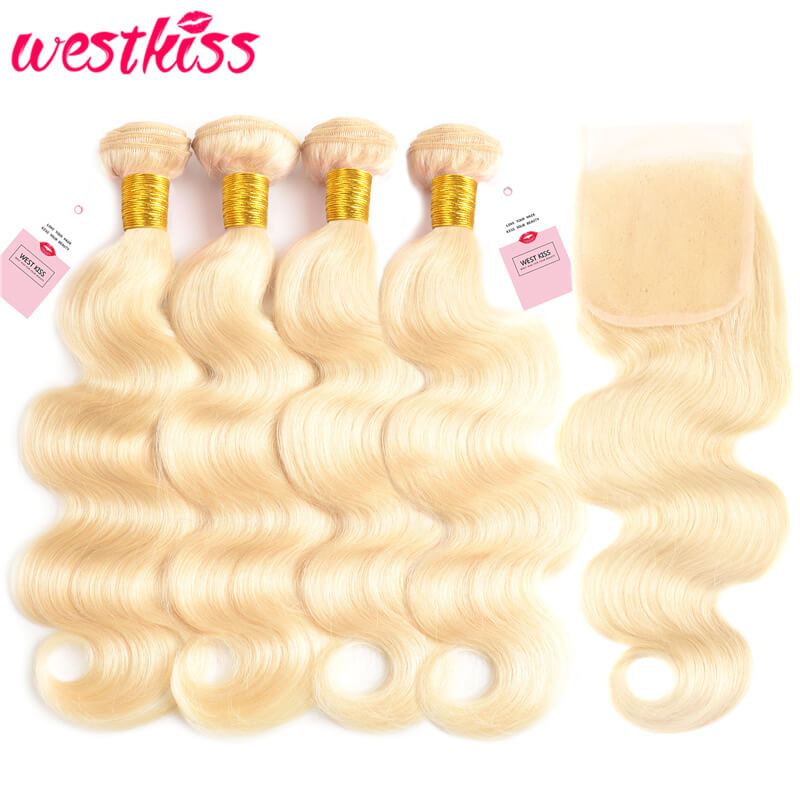 Blonde Hair Bundles With Closure Blonde Hair Bundles With Closure