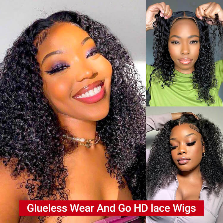 Curly Glueless HD Wigs Curly Glueless HD Wigs