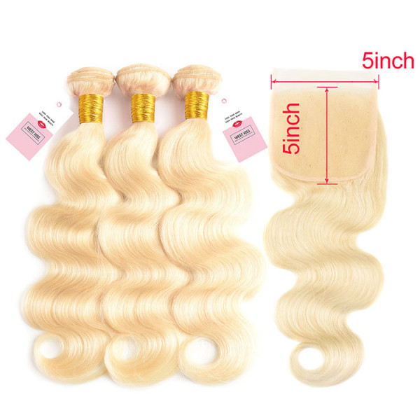 Blonde Human Hair Bundles