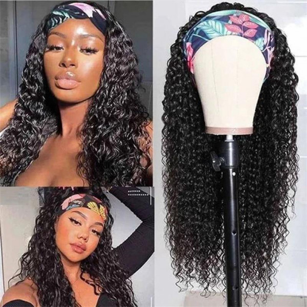 Curly Headband Wigs