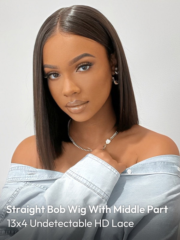 Middle Part Bob Wigs