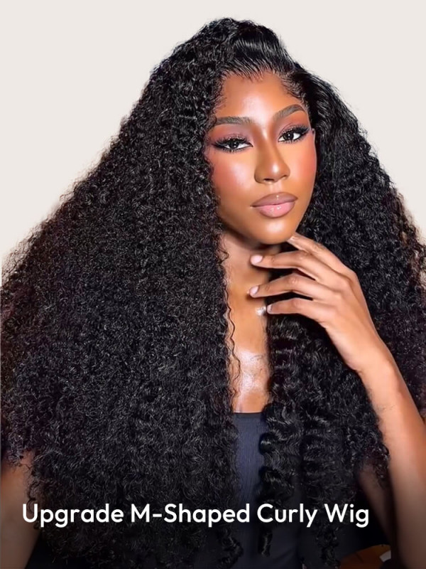 Upgraded M-Shaped Curly Wig