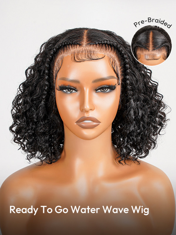 Ready To Go Water Wave Wig With Natural Black