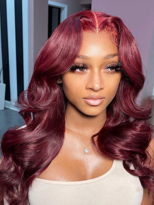 Burgundy Colored Wigs