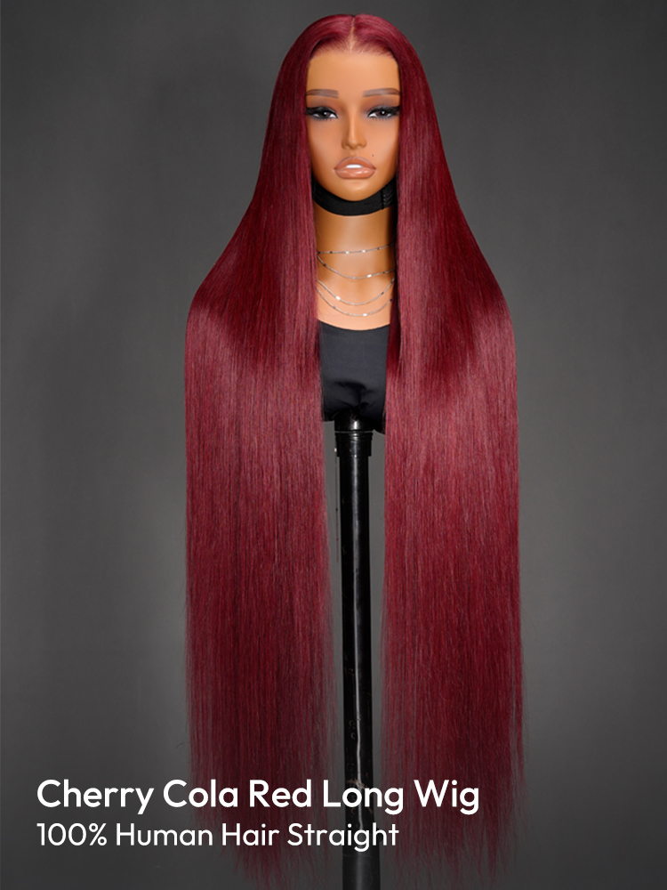 Cherry Cola Red Straight Long Wig Cherry Cola Red Straight Long Wig