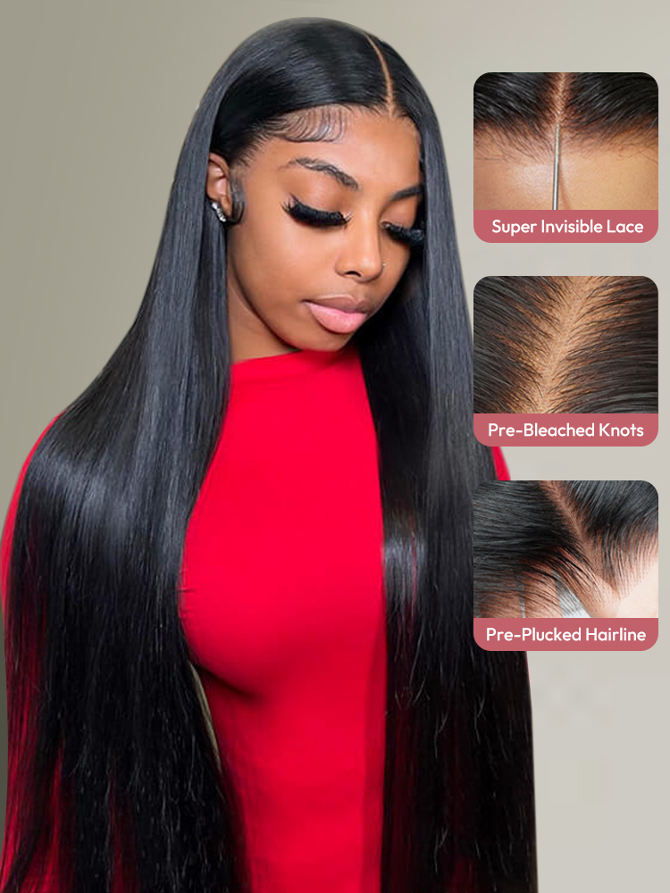 Invisible Wig With Straight Invisible Wig With Straight