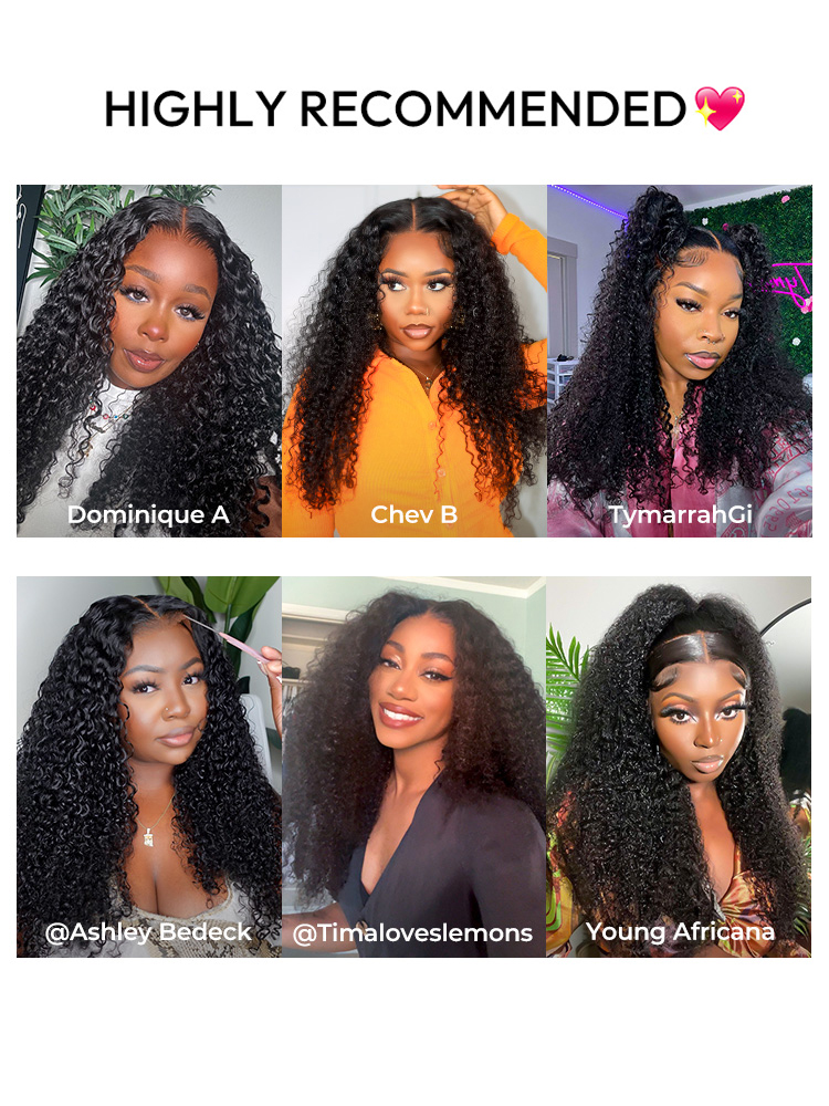 HD Lace Curly Wig With Baby Hair HD Lace Curly Wig With Baby Hair