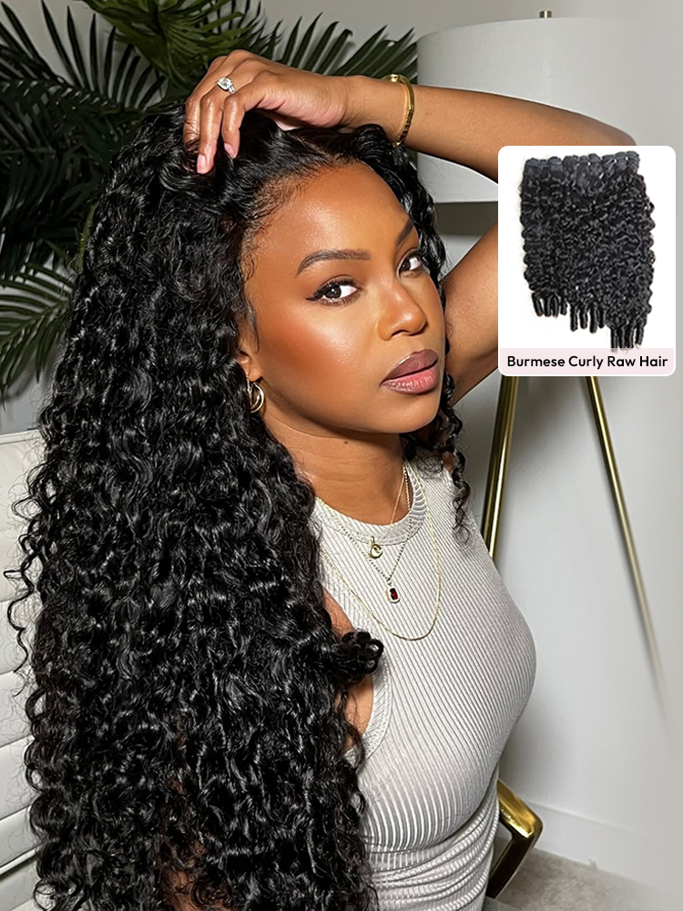 Burmese Curly Raw Hair Burmese Curly Raw Hair