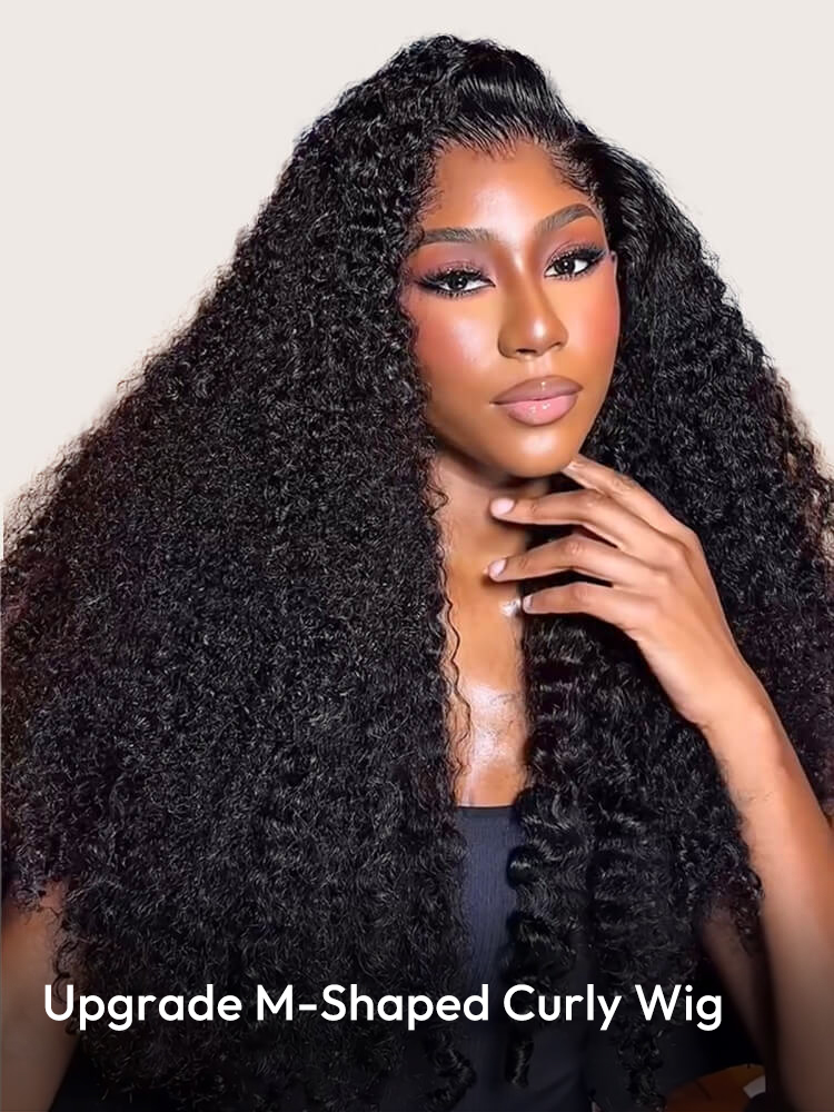 Upgraded M-Shaped Curly Wig
