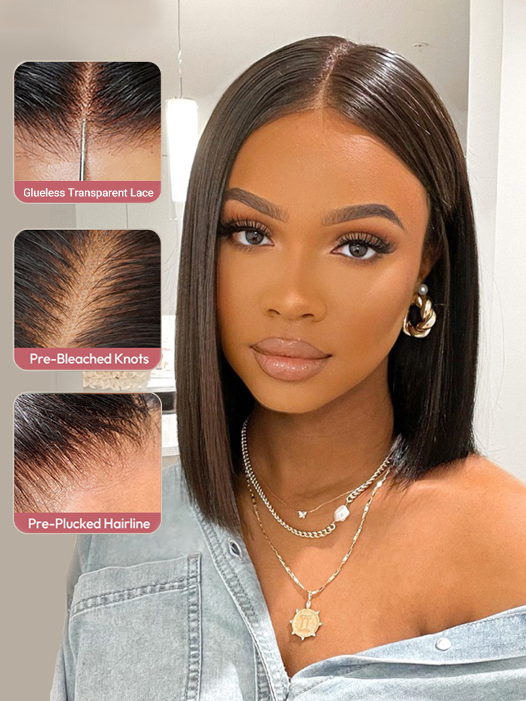 Straight HD Lace Bob Wig Straight HD Lace Bob Wig