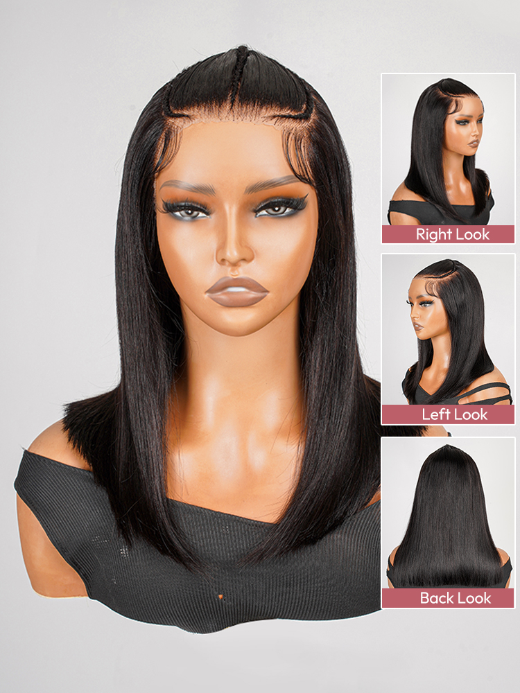 Shor Bob Wig With Multi Dispaly